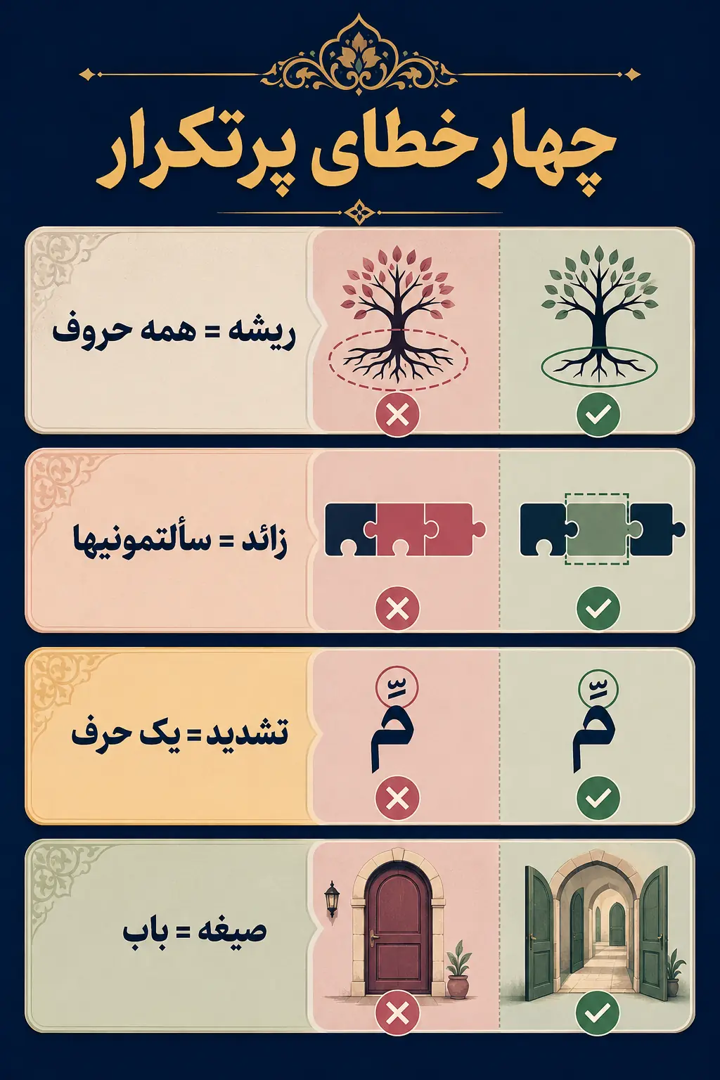 خطاهای رایج مبتدیان و راه تشخیص هرکدام