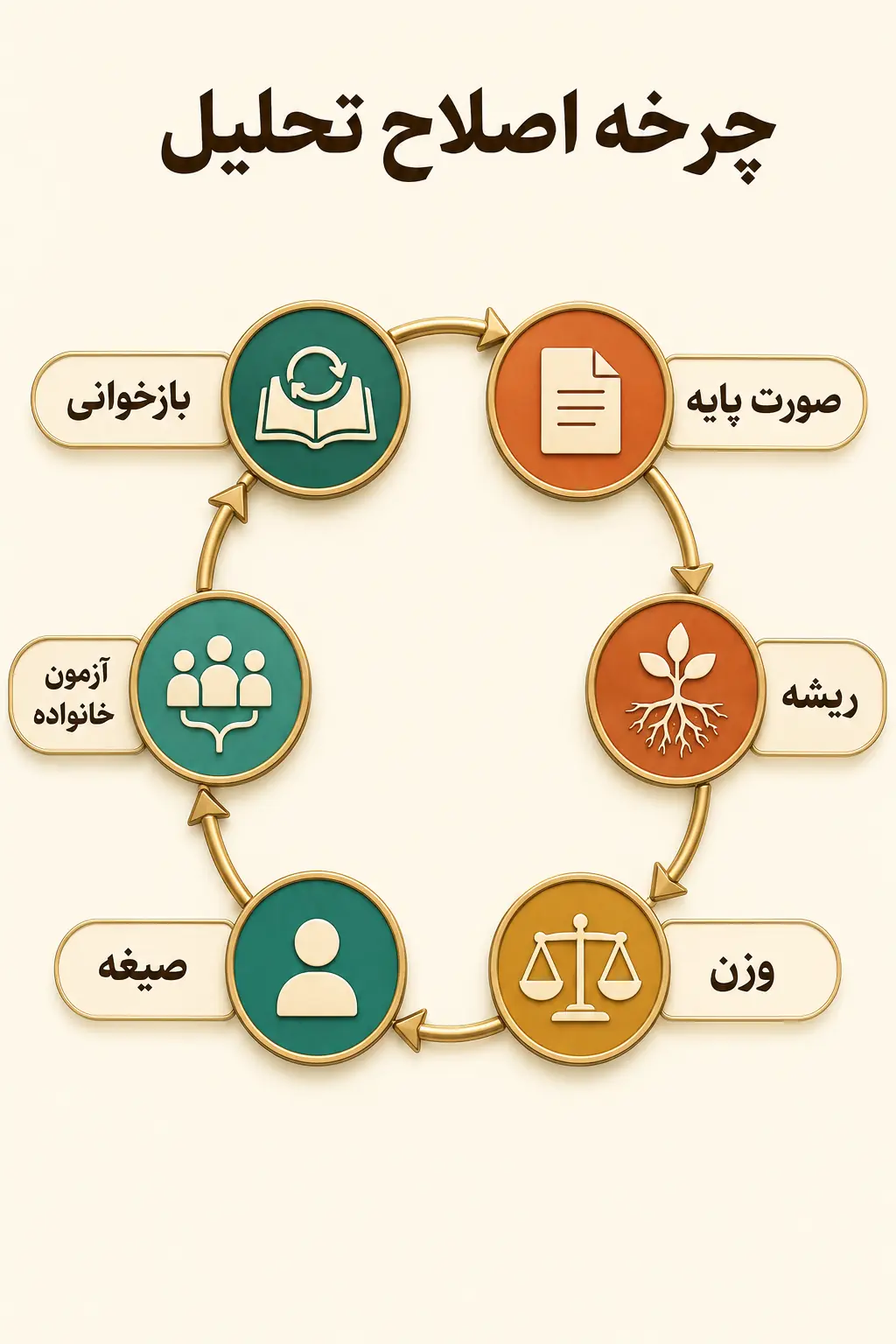 روش گام‌به‌گام اصلاح تحلیل صرفی