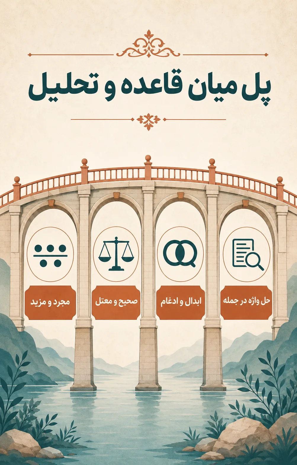 سطح میانی: مشتقات، ابواب و قواعد تغییر