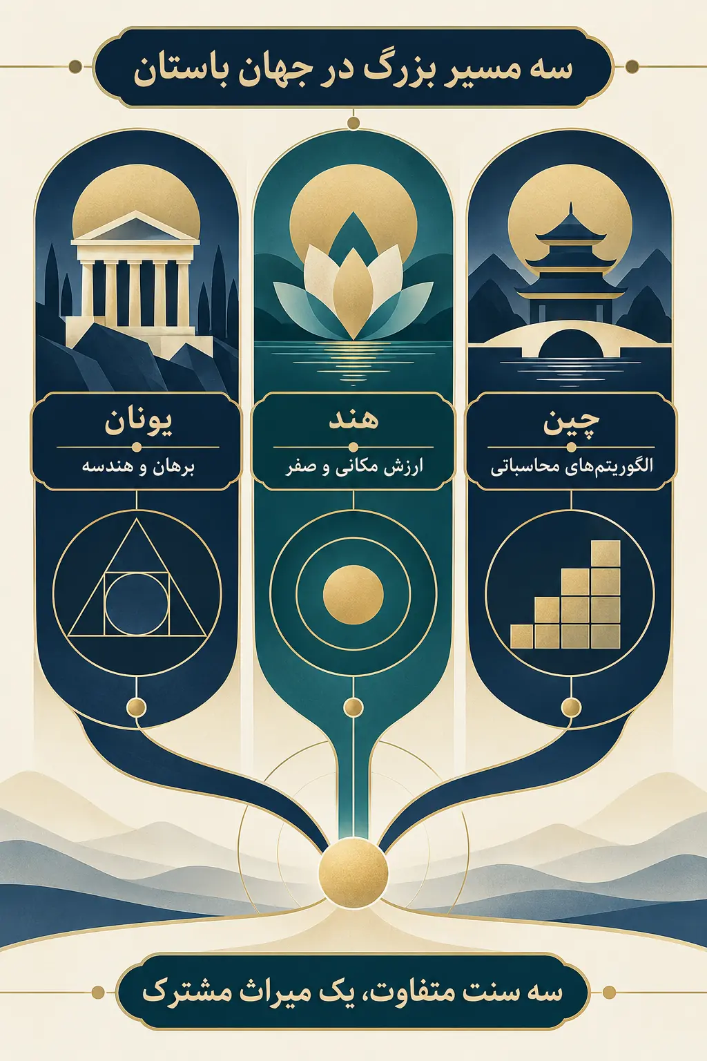 یونان، هند و چین؛ سه مسیر بزرگ در جهان باستان یونان، هند و چین؛ سه مسیر بزرگ در جهان باستان
