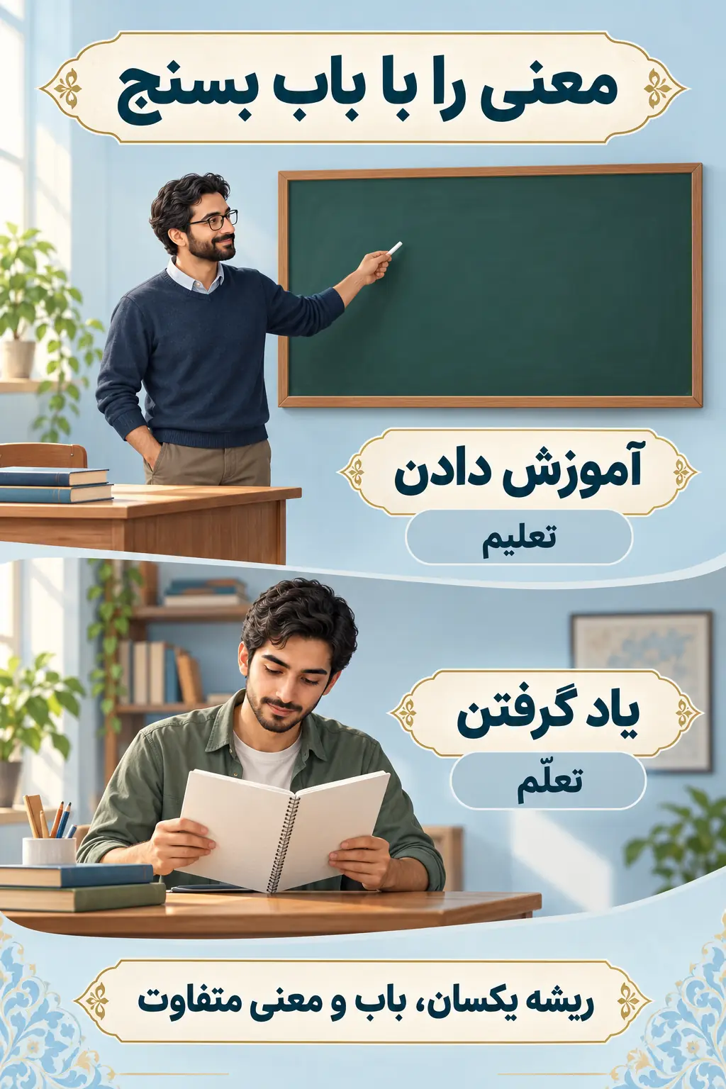 قواعد ساخت مصدر از تفعیل تا استفعال