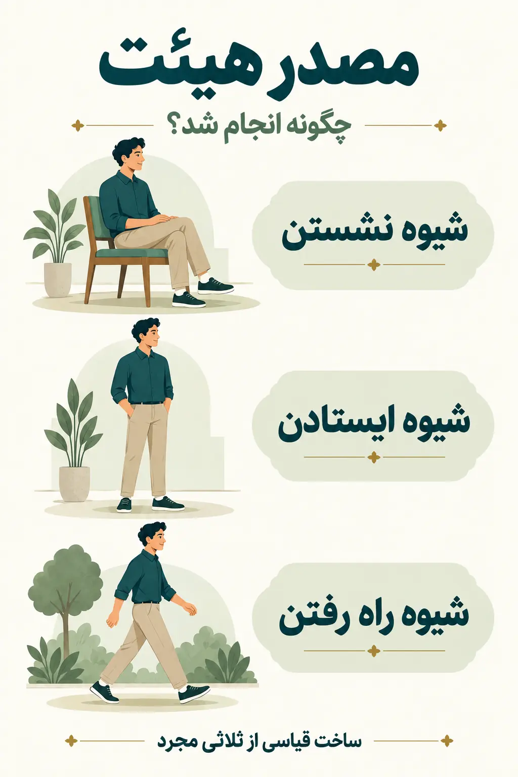 مصدر هیئت چیست و چگونه از ثلاثی مجرد ساخته می‌شود؟