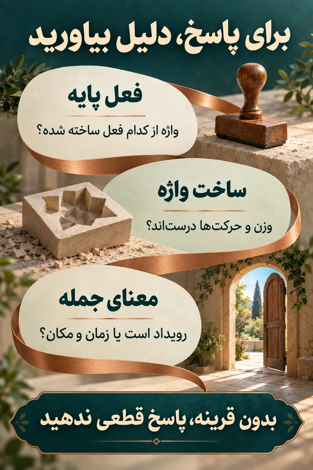 تمرین تشخیص مصدر میمی با پاسخ تشریحی