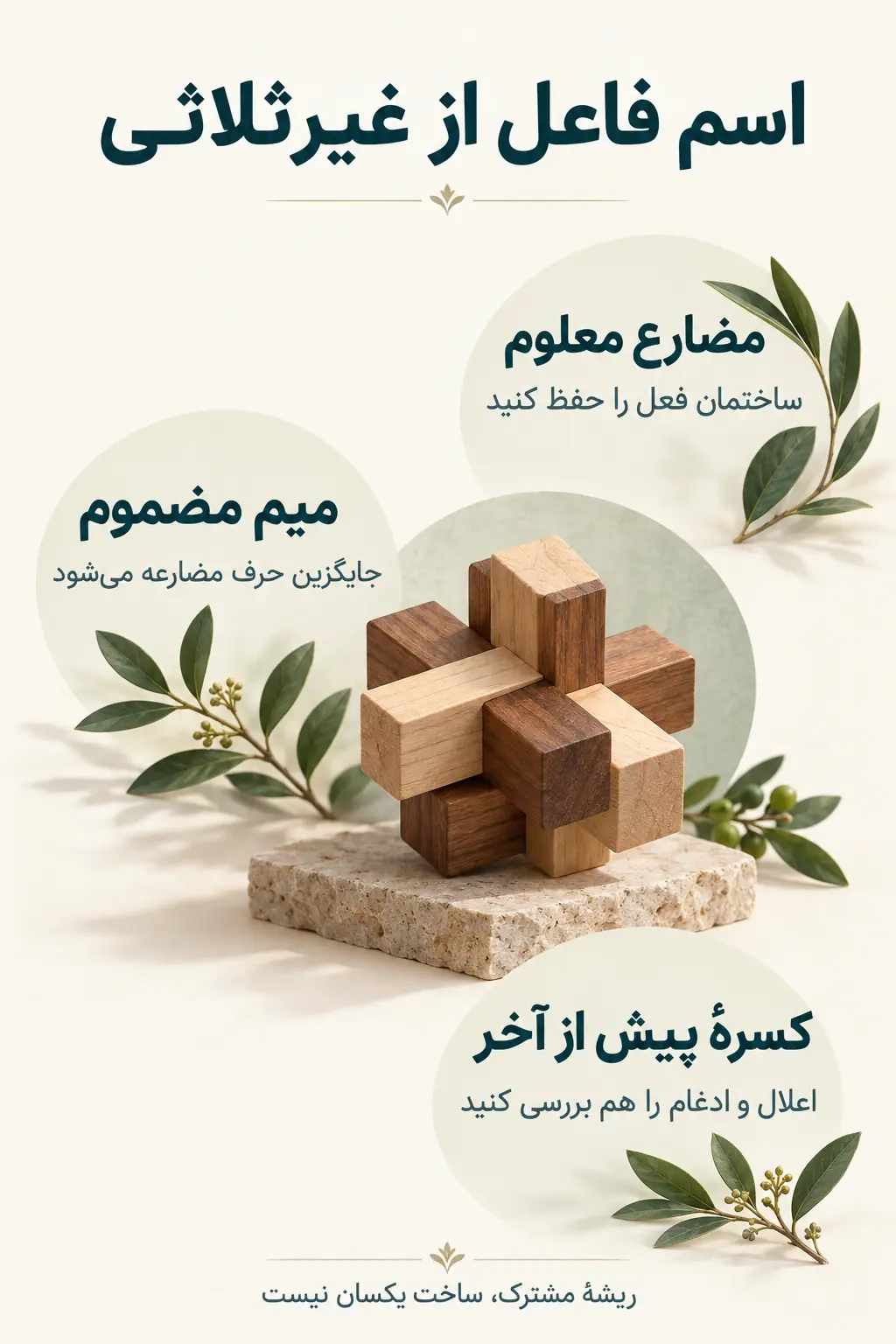 ساخت اسم فاعل از افعال غیرثلاثی
