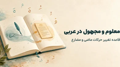 فعل معلوم و مجهول در عربی؛ تغییر حرکات ماضی و مضارع