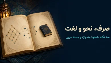 تفاوت علم صرف و نحو و لغت؛ هرکدام کدام بخش واژه و جمله را تحلیل می‌کنند؟