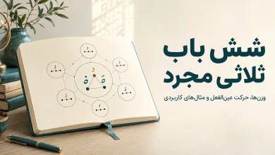 شش باب ثلاثی مجرد در یک نگاه؛ وزن، حرکت عین‌الفعل و نمونه‌ها