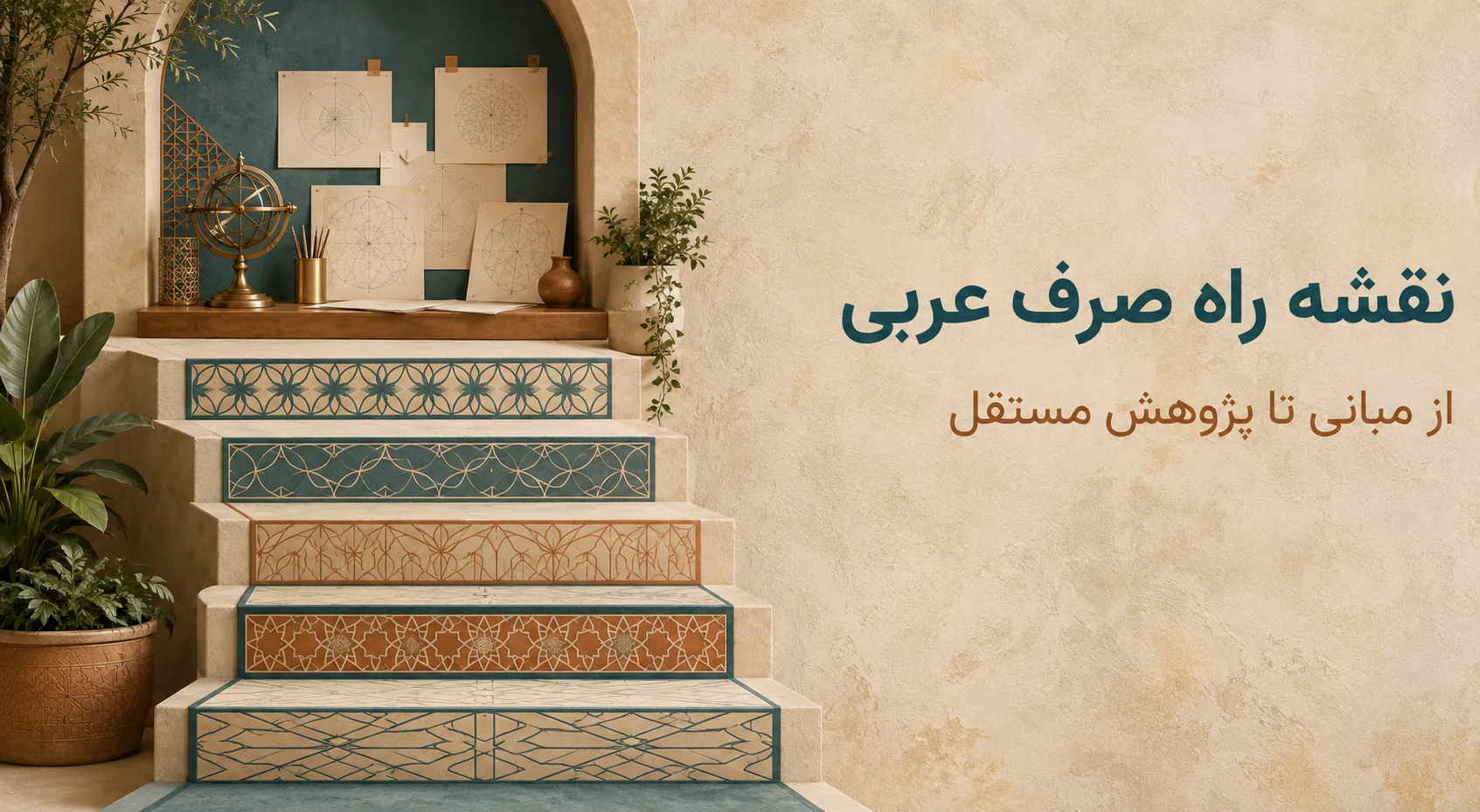 نقشه راه یادگیری صرف عربی از صفر تا سطح پژوهش