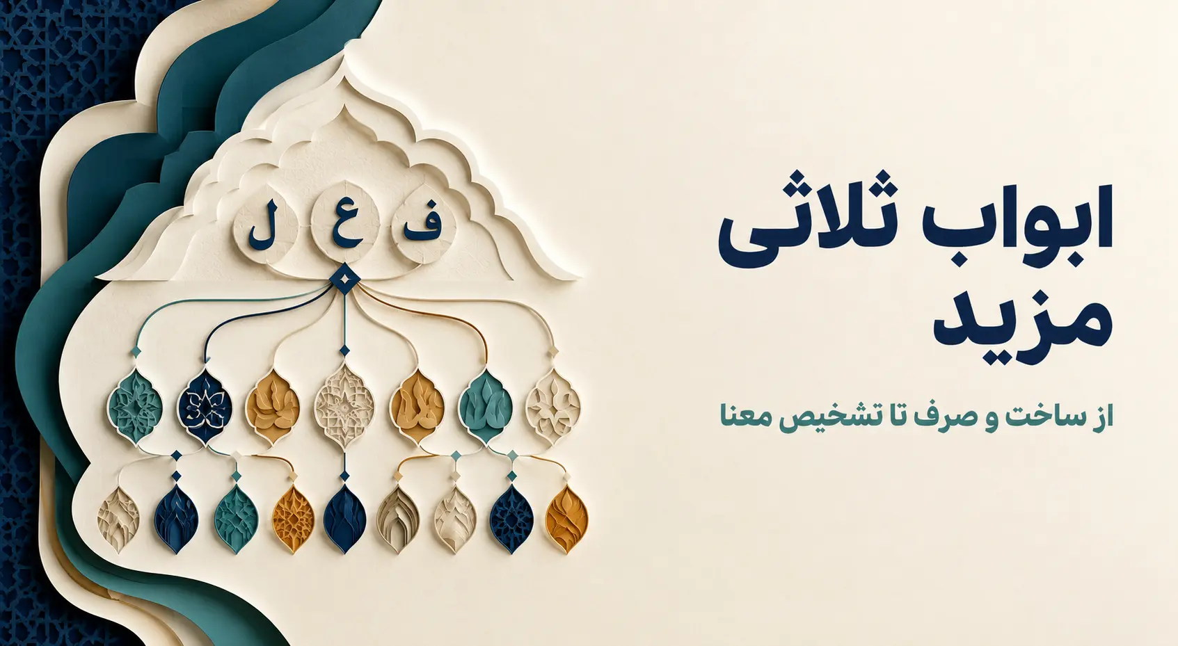 ابواب ثلاثی مزید چیست؟ نقشه ساخت، صرف و معنای بابهای پرکاربرد