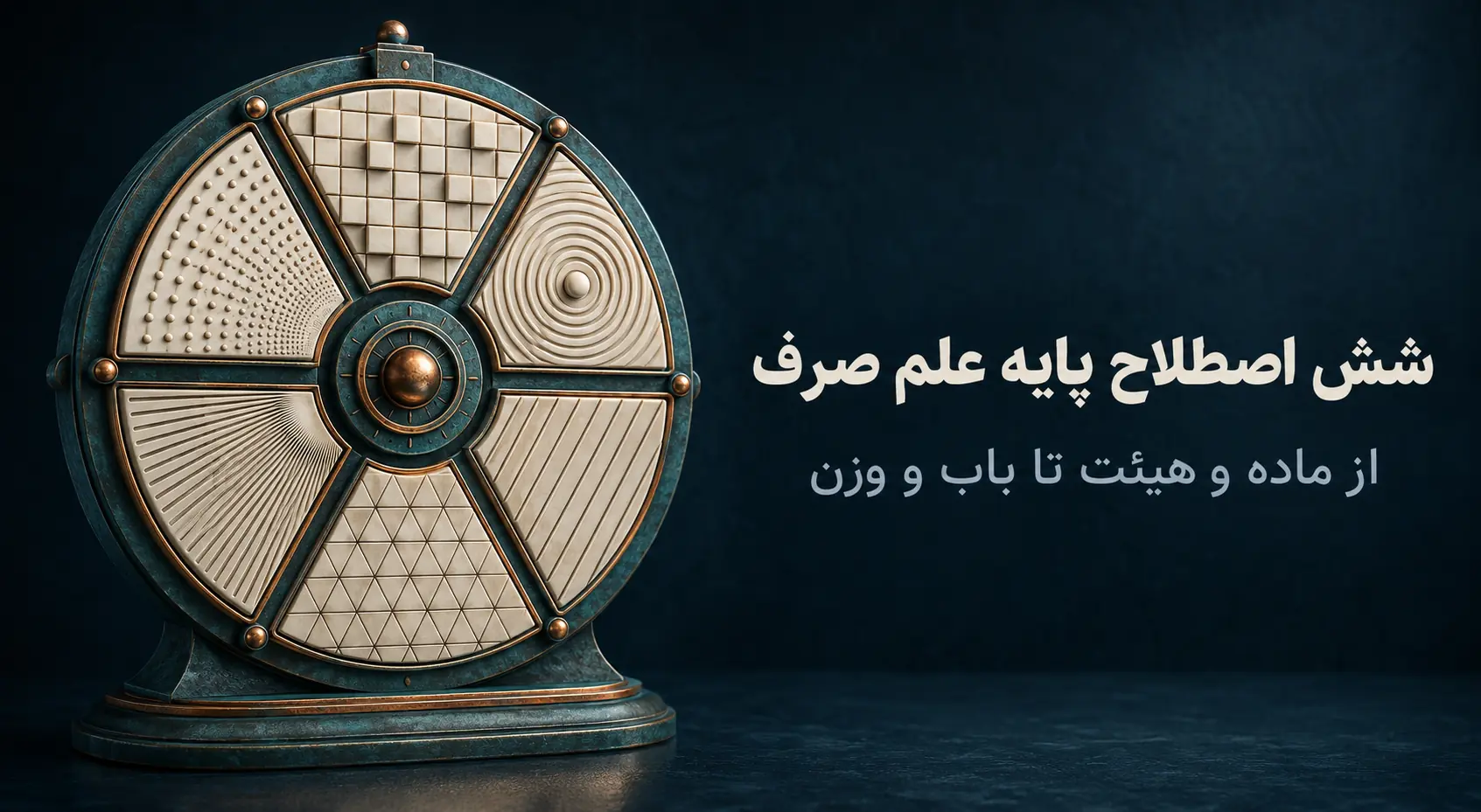 اصطلاحات پایه علم صرف: کلمه، صیغه، ماده، هیئت، باب و وزن