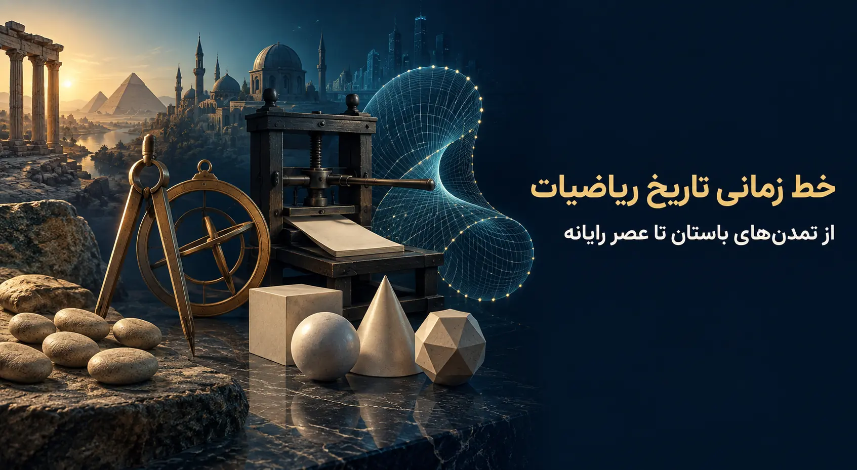 خط زمانی تاریخ ریاضیات؛ مهمترین دورهها، تمدنها و نقطههای عطف