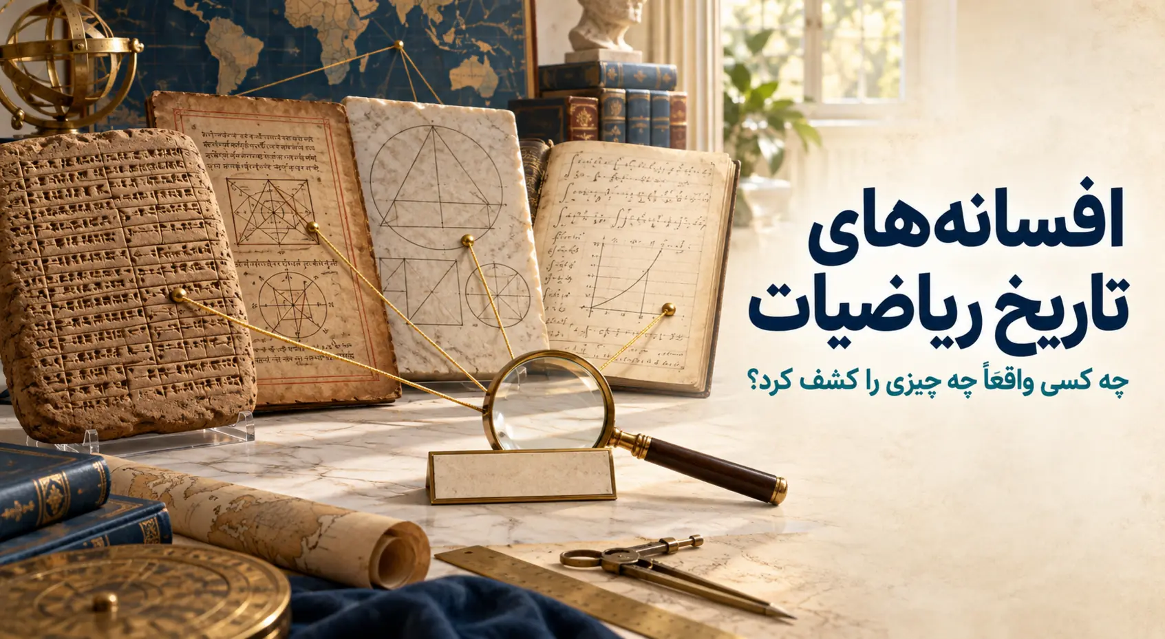 افسانه‌ها و خطاهای مشهور در تاریخ ریاضیات؛ چه کسی واقعاً چه چیزی را کشف کرد؟
